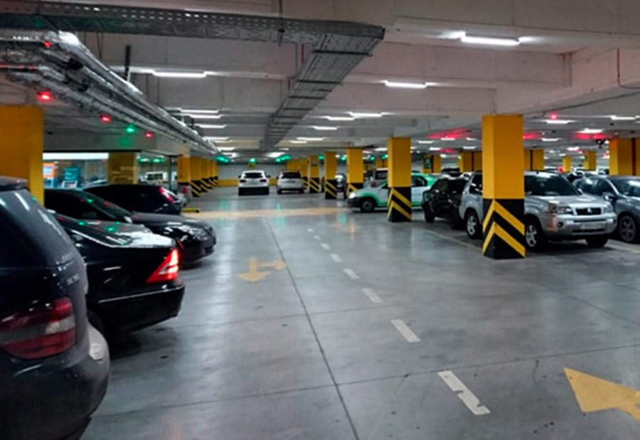 Garage Parking lighting energy saving solution